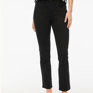 J. Crew Essential Straight All-Day Stretch Black Jeans. NWT - 26P